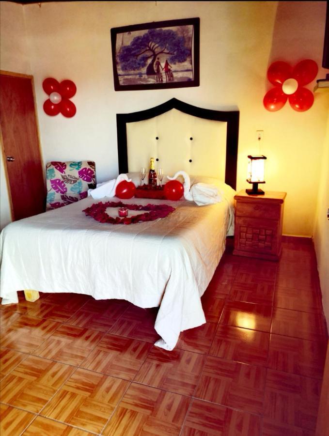 Cabaña tipo habitación con Palapa para 2 y 4 personas Zacatlán Exterior foto